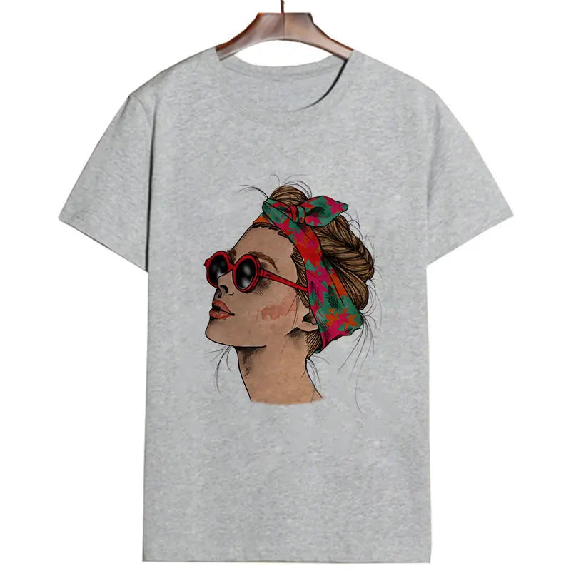 Women Summer Fashion Lady Casual T-shirt