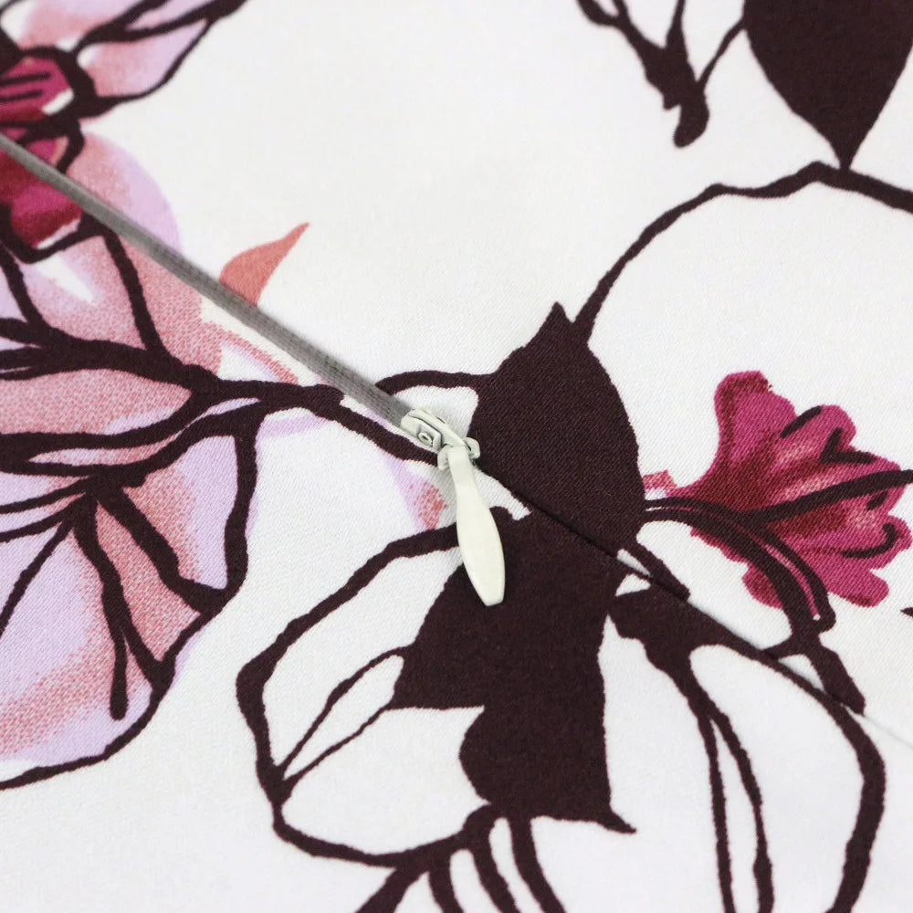 A Line Vintage Floral Skirt