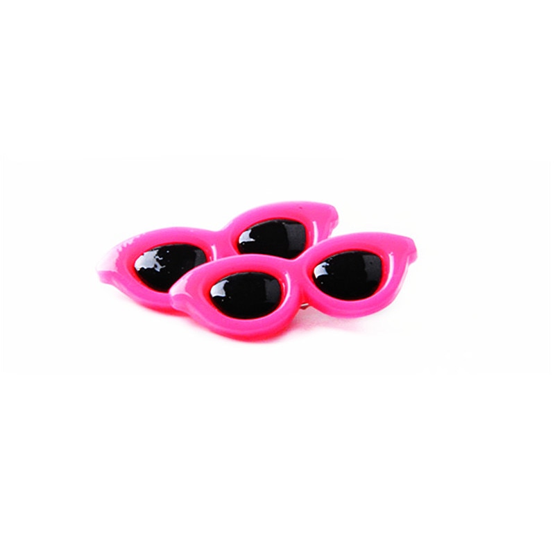 Pet Lovely Heart Sunglasses Hairpins Pet Dog Bows Hair Clips for Pets