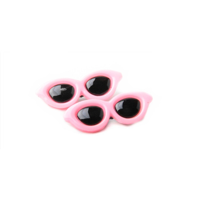 Pet Lovely Heart Sunglasses Hairpins Pet Dog Bows Hair Clips for Pets