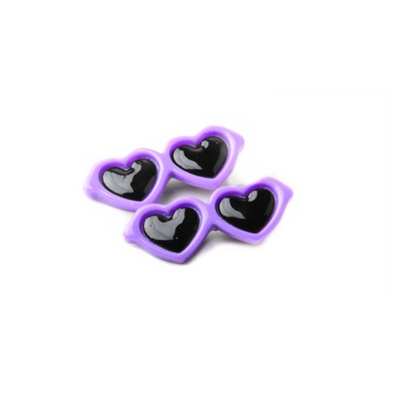 Pet Lovely Heart Sunglasses Hairpins Pet Dog Bows Hair Clips for Pets