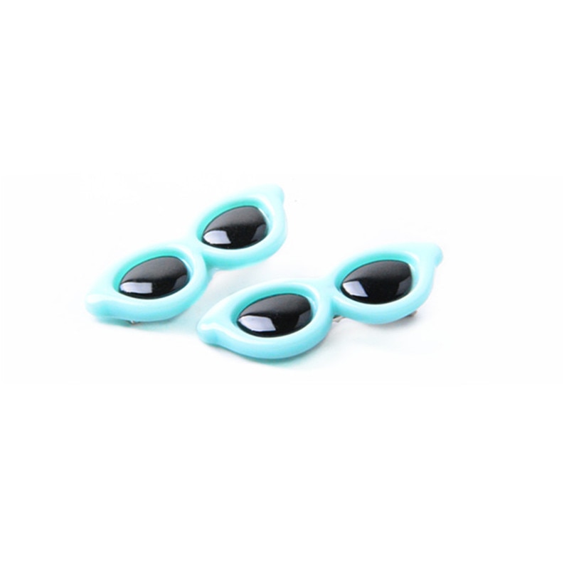 Pet Lovely Heart Sunglasses Hairpins Pet Dog Bows Hair Clips for Pets