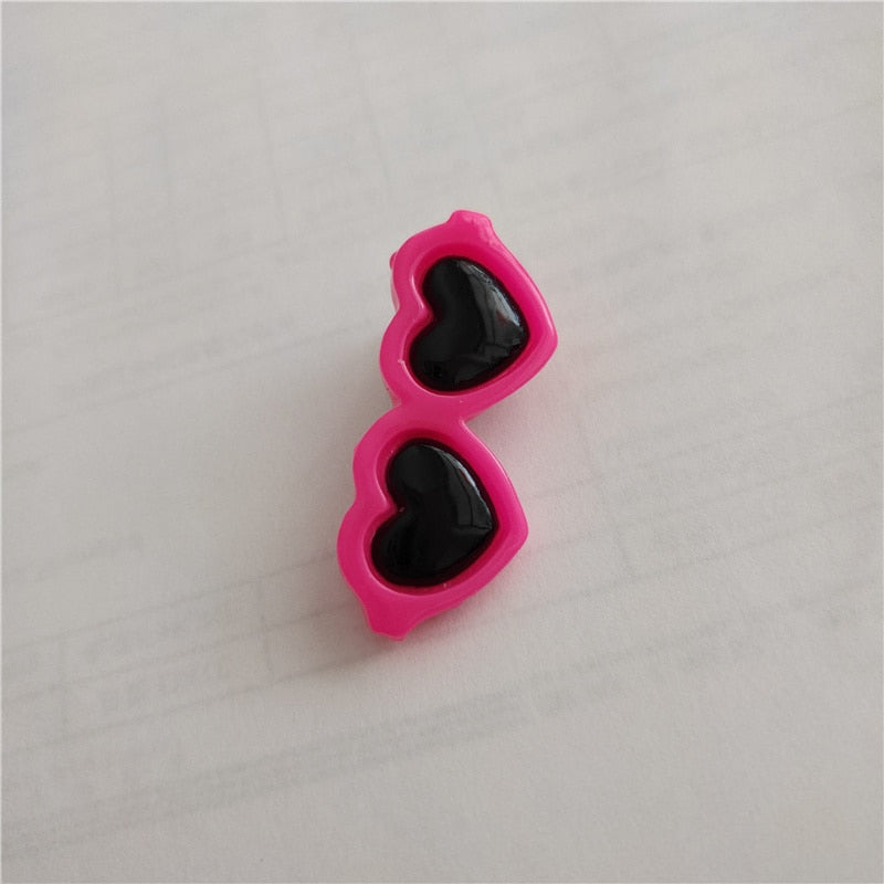 Pet Lovely Heart Sunglasses Hairpins Pet Dog Bows Hair Clips for Pets