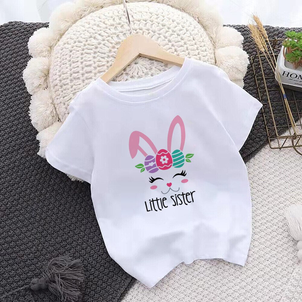 Will Trade Sister/Brother for Egg Kid Easter T-shirt Bunny
