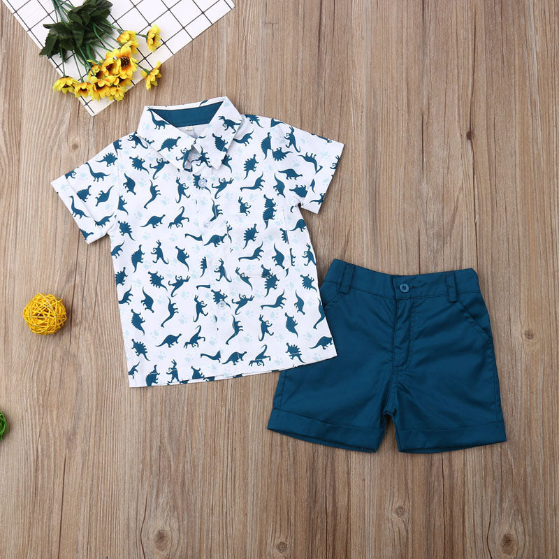Kids Clothes Dinosaur Set