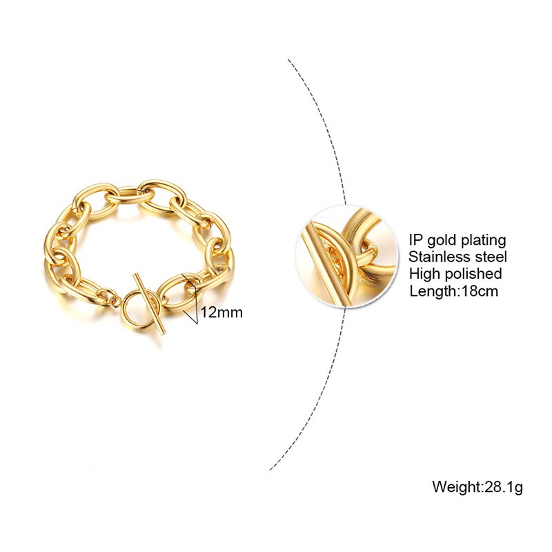 STAINLESS STEEL CHAIN WOMEN BRACELET