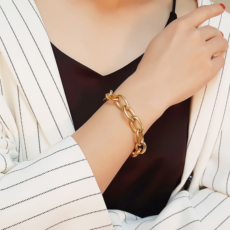 STAINLESS STEEL CHAIN WOMEN BRACELET
