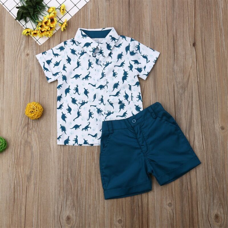 Kids Clothes Dinosaur Set
