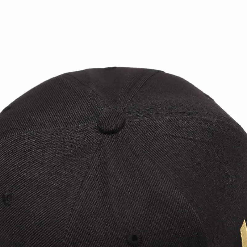KING QUEEN Gold letters Embroidery Snapback Hats