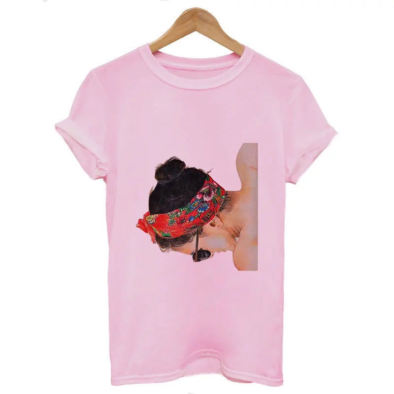 Women Summer Fashion Lady Casual T-shirt