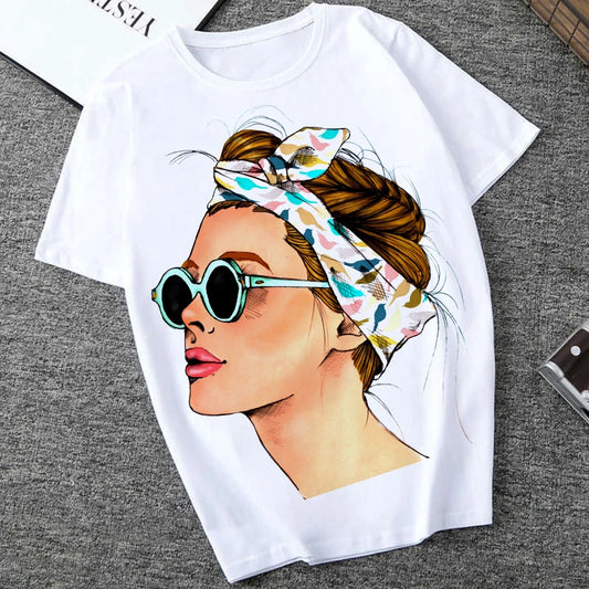 Women Summer Fashion Lady Casual T-shirt