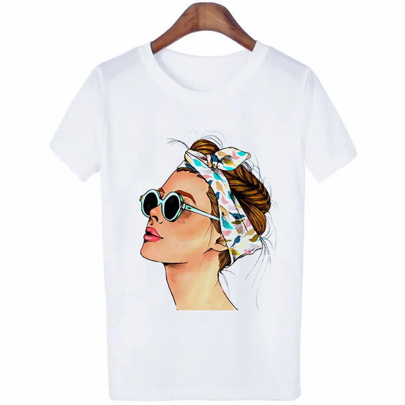 Women Summer Fashion Lady Casual T-shirt