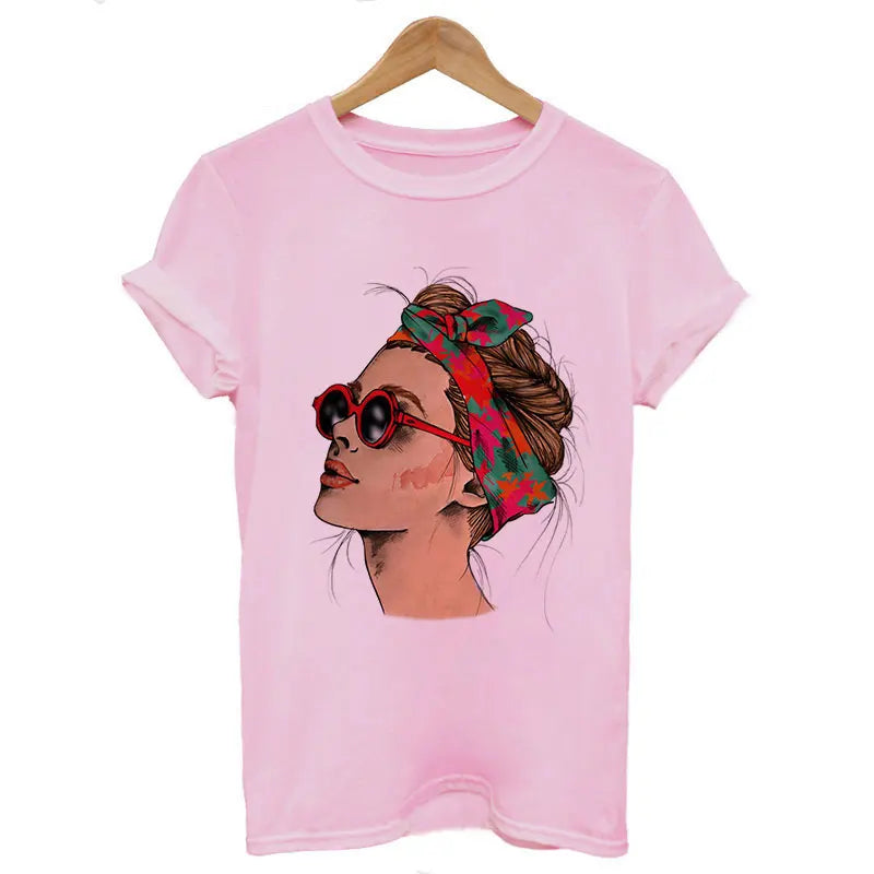 Women Summer Fashion Lady Casual T-shirt