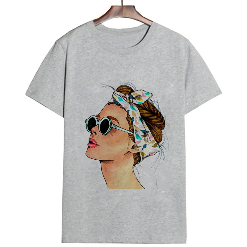Women Summer Fashion Lady Casual T-shirt
