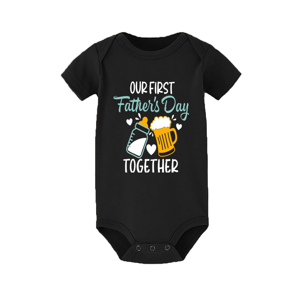 Daddy Baby Family Matching Tops