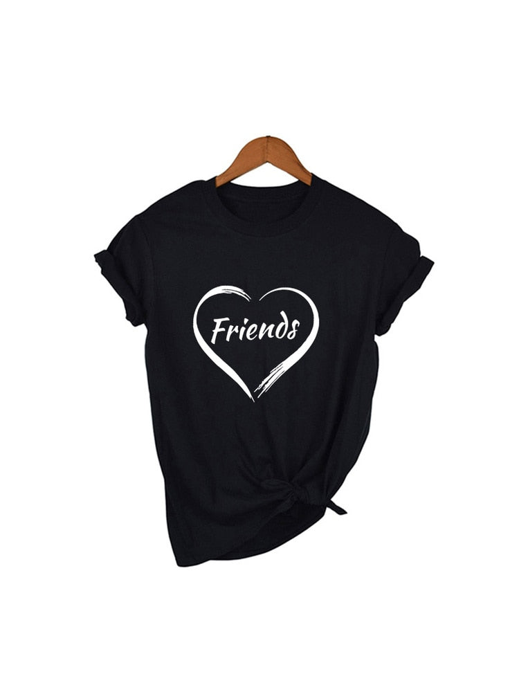 Fashion Women Best Friends T-shirt