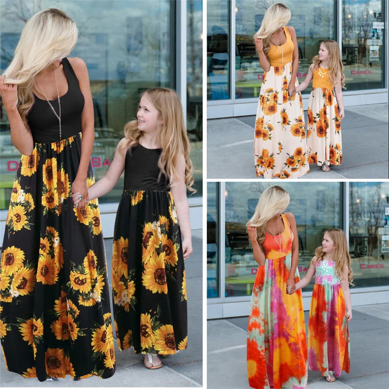 Mother Daughter Matching Dresses