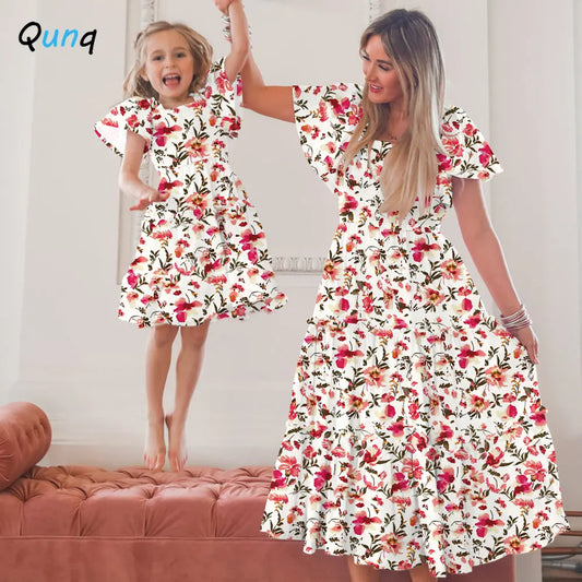 Sweet Dress Mommy And Daughter Matching Dresses