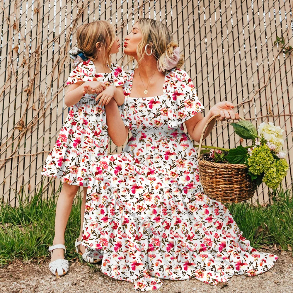 Sweet Dress Mommy And Daughter Matching Dresses