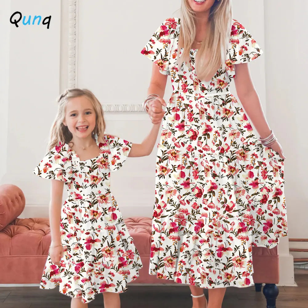 Sweet Dress Mommy And Daughter Matching Dresses
