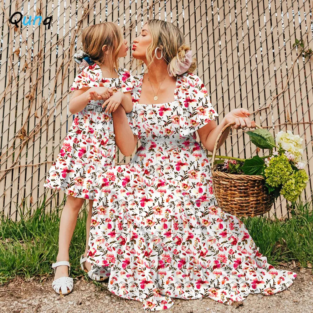 Sweet Dress Mommy And Daughter Matching Dresses