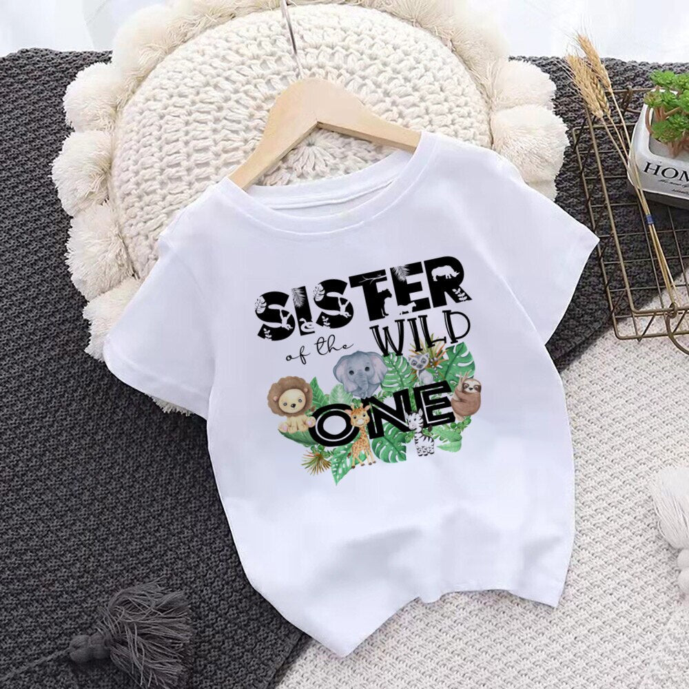 Jungle Party Family Matching T-shirts