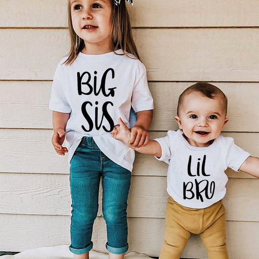 Big Sister Little Brother Matching Outfit T-shirt