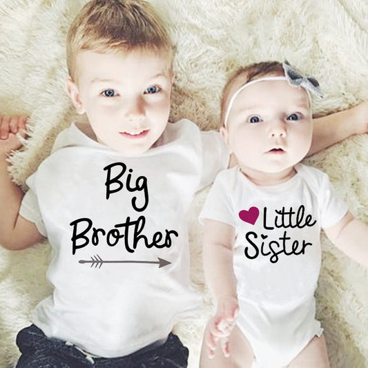 Big Brother Little Sister Family Matching Tops